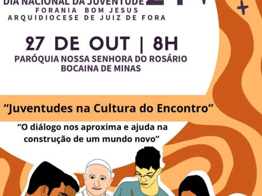 Jovens de Bocaina de Minas se reúnem na celebração do Dia Nacional da Juventude