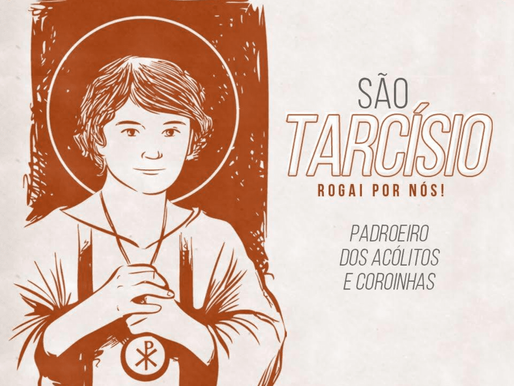 São Tarcísio, padroeiro dos coroinhas e acólitos, é celebrado em Juiz de Fora