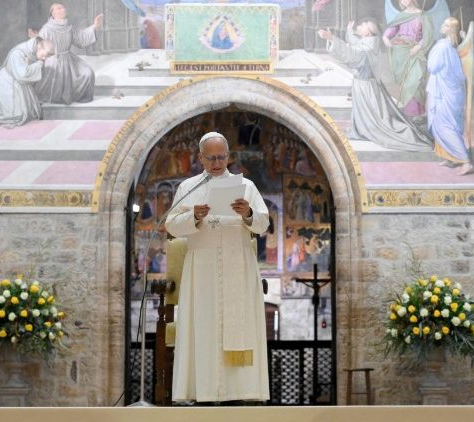 Missa e encontro com jovens e franciscanos estão na agenda do Papa Leão XIV em Assis