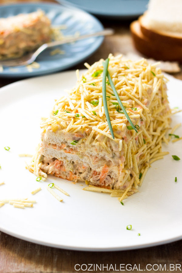Torta Fria de Atum Simples