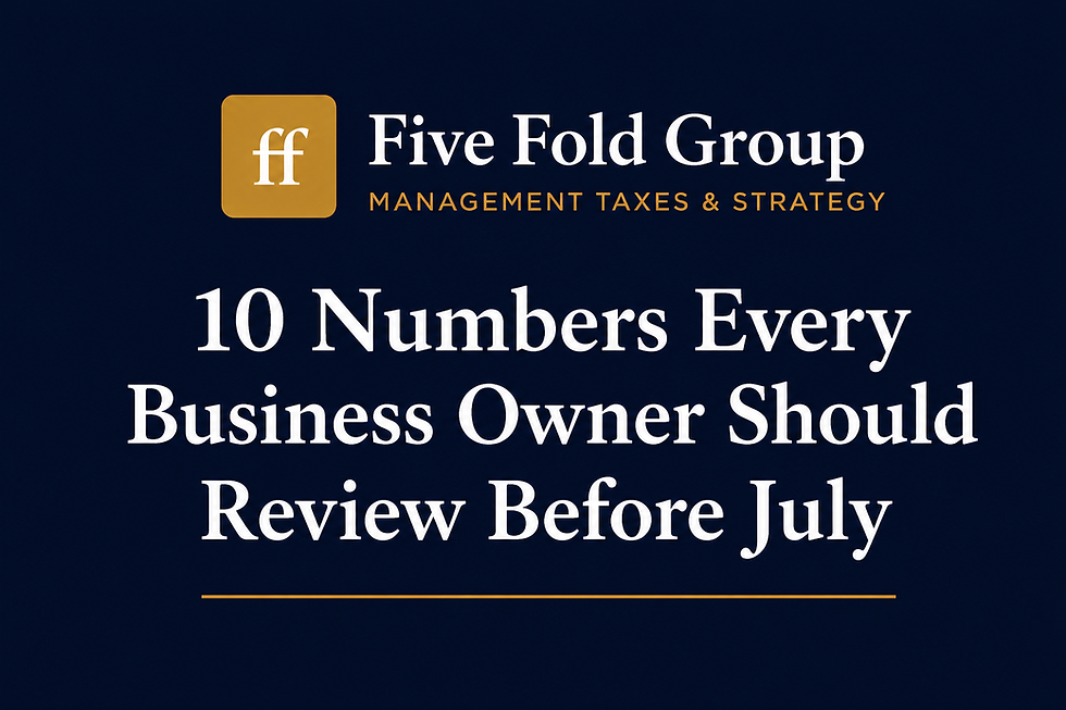 10 Business Numbers to Review Before July
