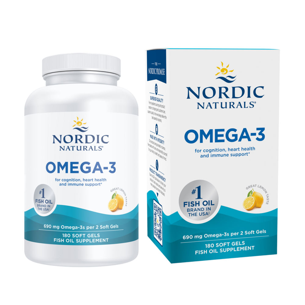 Arctic Omega Lemon 1000 Omega-3, Formerly Arctic Omega (Lemon) 180 gels