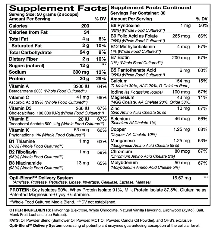 Thumbnail: Optimal Complete Performance - Native Vanilla (30 Servings)