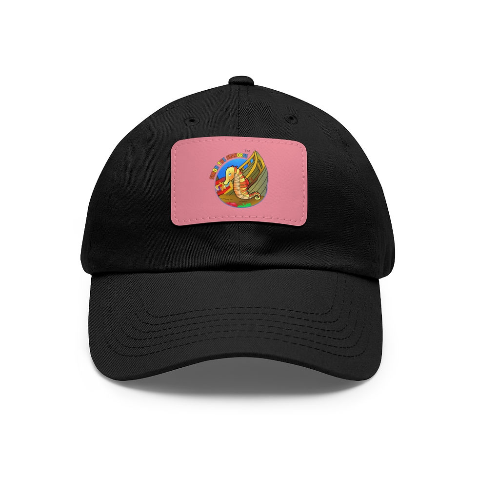 Thumbnail: Simon the Seahorse Hat with Leather Patch (Rectangle)