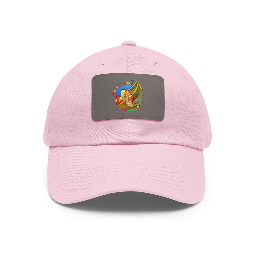 Thumbnail: Simon the Seahorse Hat with Leather Patch (Rectangle)