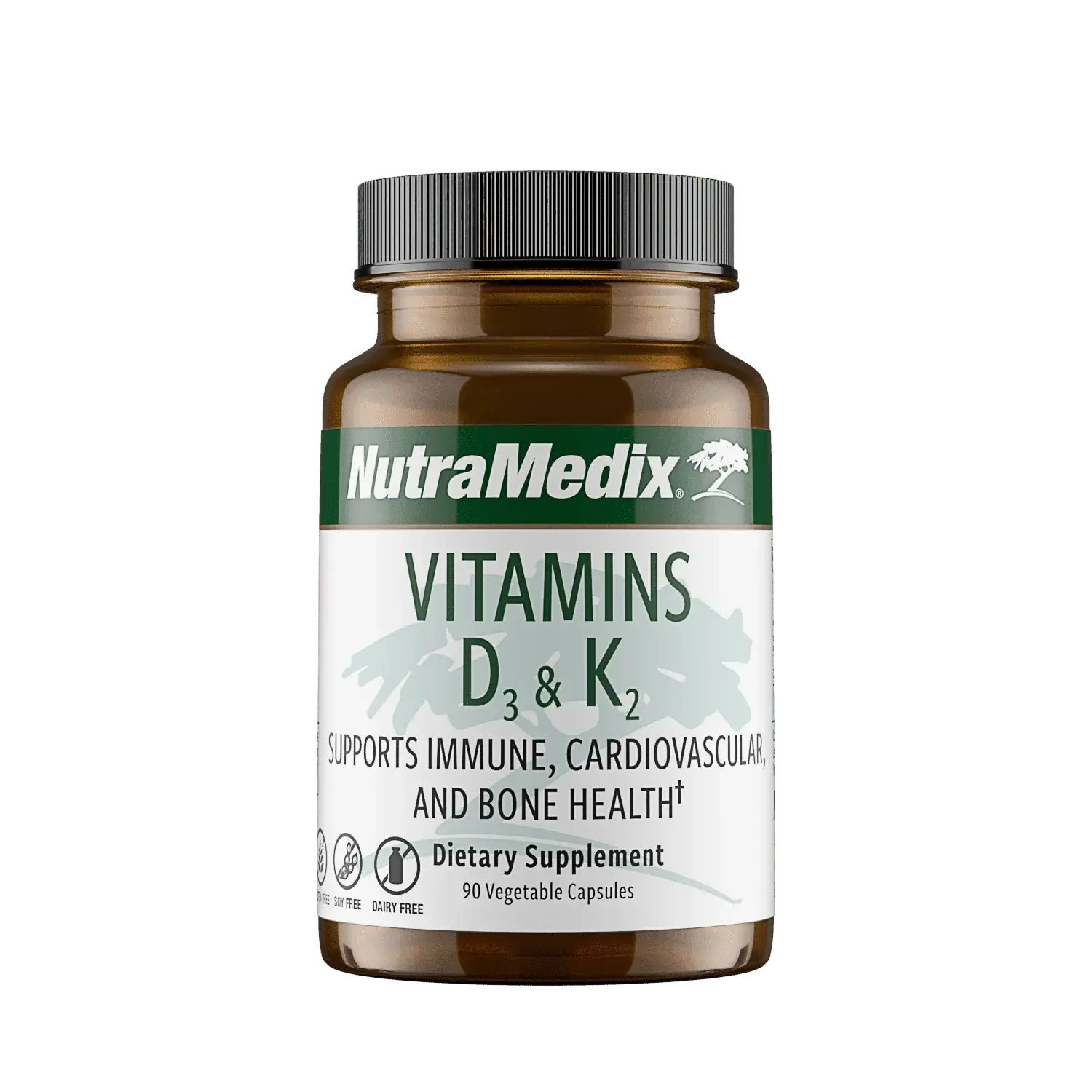 Vitamins D3 K2 - 90 Vegetable Capsules
