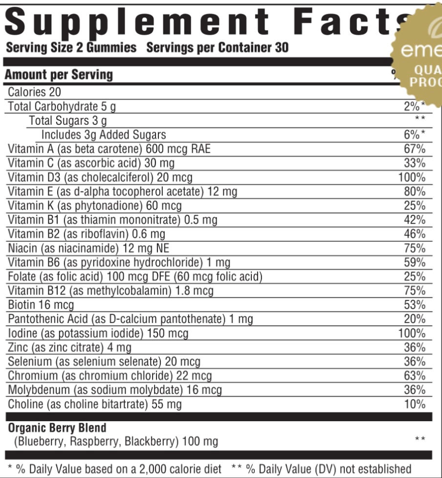 Thumbnail: Kids Multi Gummies 60 gummies