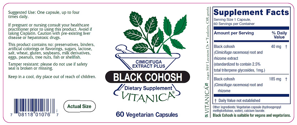 Thumbnail: Black Cohosh 60 caps