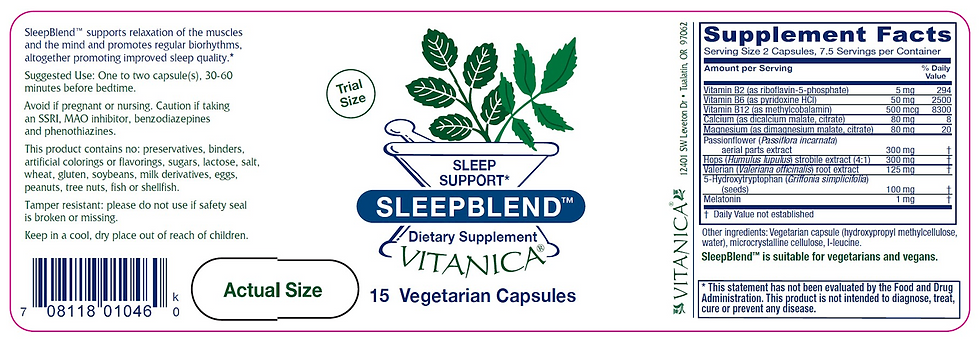 Thumbnail: SleepBlend 15 caps