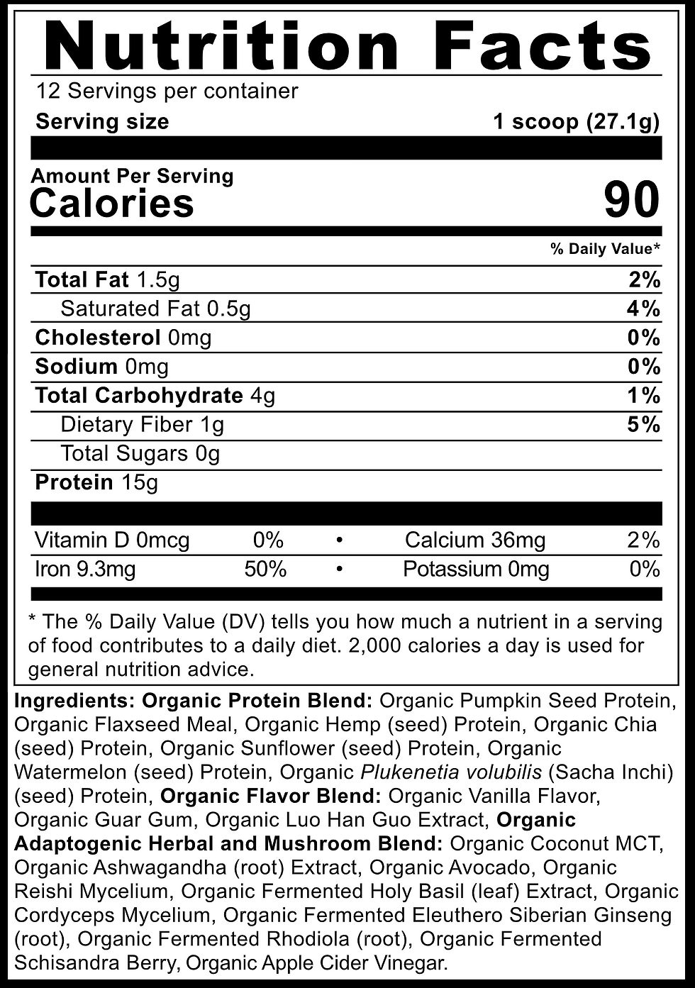 Thumbnail: Plant Protein+ Vanilla 12 serv