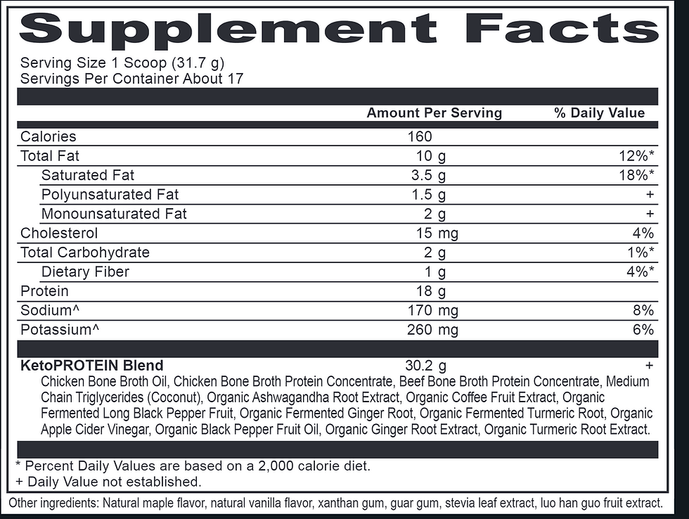 Thumbnail: Keto Protein Vanilla 17 serv