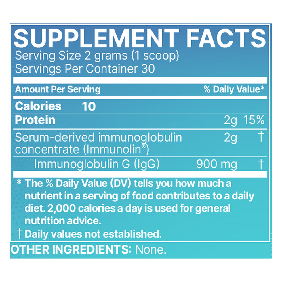 Thumbnail: MegaIgG2000 Powder Microbiome Labs (2.1 oz)