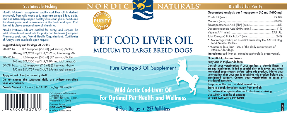 Thumbnail: Pet Cod Liver Oil 8 oz