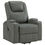 Thumbnail: Armstrong Upholstered Power Lift Massage Recliner Grey