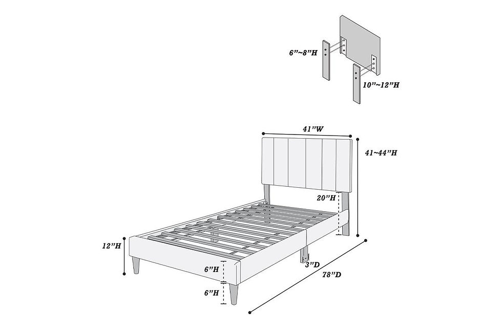 Thumbnail: Twin Frame + Mattress