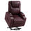 Thumbnail: Armstrong Upholstered Power Lift Massage Recliner — Wine