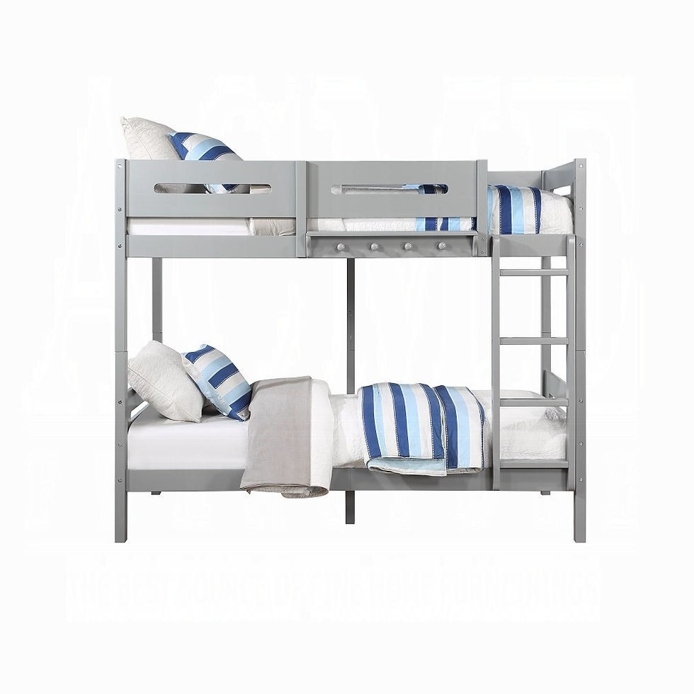 Thumbnail: Edah Twin/Twin Bunk Bed (w| Mattresses)