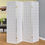 Thumbnail: Roberto 4-Panel Room Divider Folding Shoji Screen White