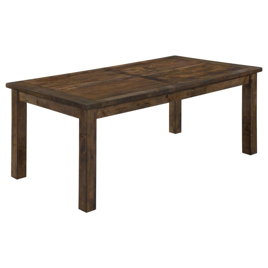Thumbnail: Coleman 9pc Rectangular Dining Set Rustic Golden Brown