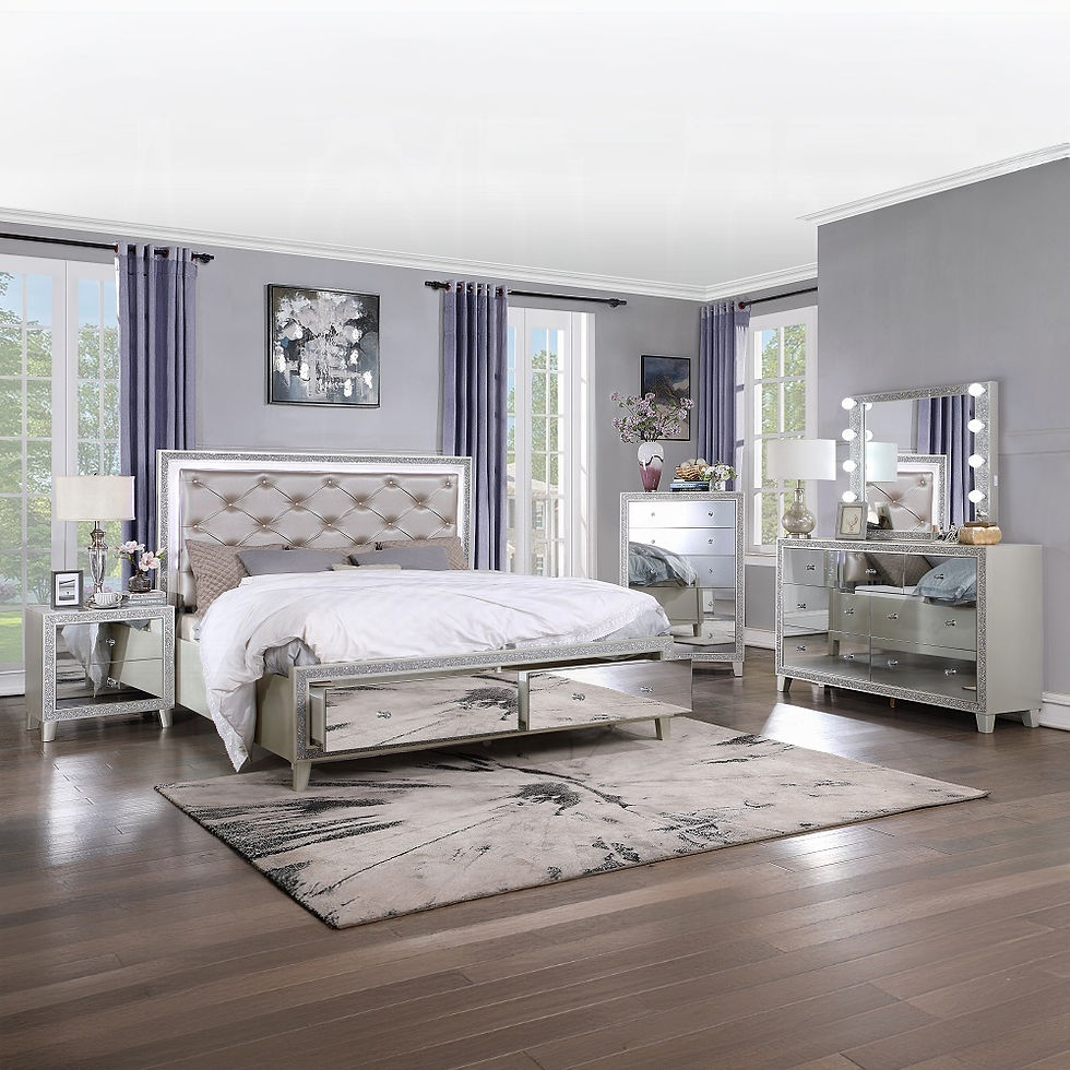 Thumbnail: Sliverfluff CK Bed w| LED & Storages