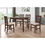 Thumbnail: 5PC Wooden Dining Table Set w/ MDF Top