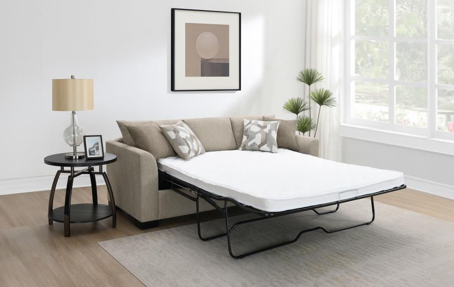 Thumbnail: Storey Upholstered Sleeper Sectional Chaise Sofa