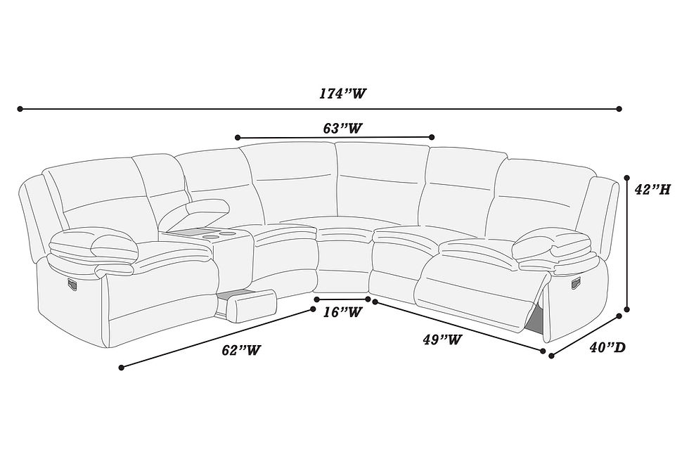 Thumbnail: Power Motion Sectional