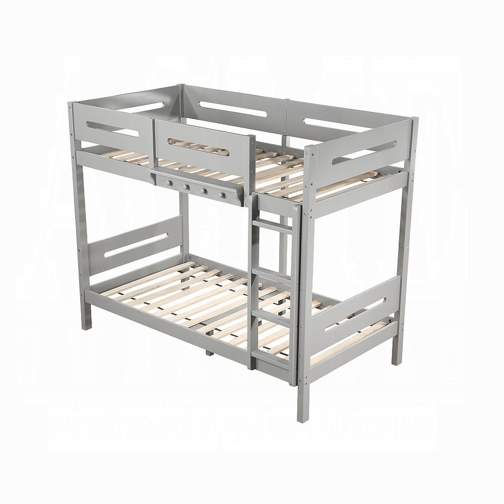 Thumbnail: Edah Twin/Twin Bunk Bed (w| Mattresses)