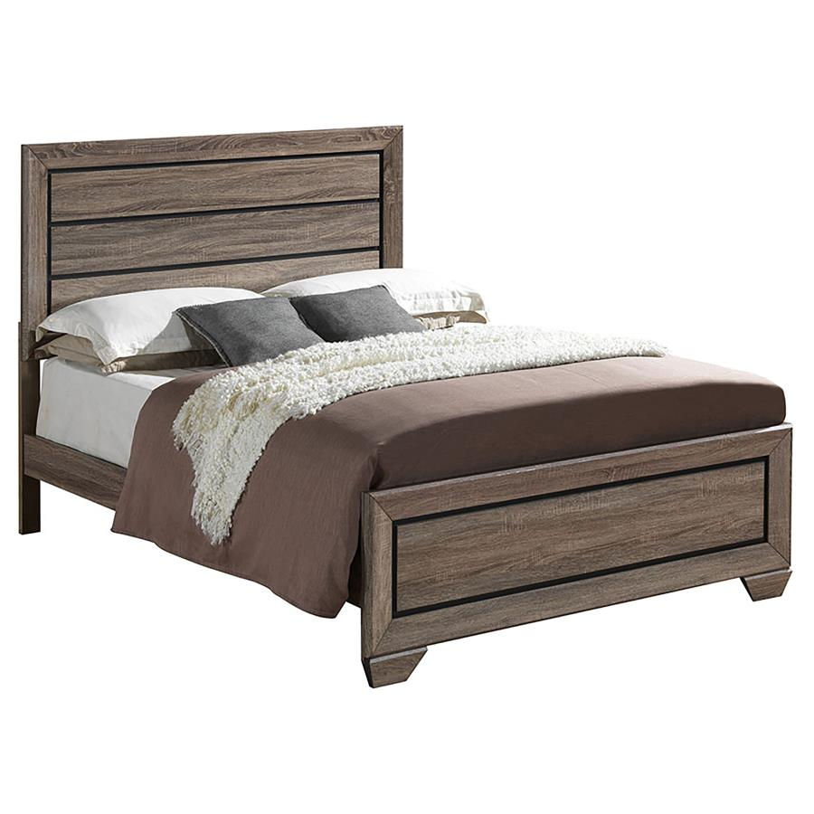Thumbnail: Kauffman 5pc Queen Bedroom Set Washed Taupe