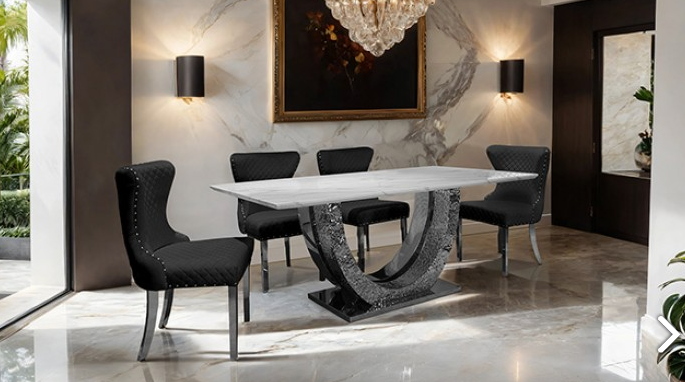 Thumbnail: Portanova 7pc Dining Table Set