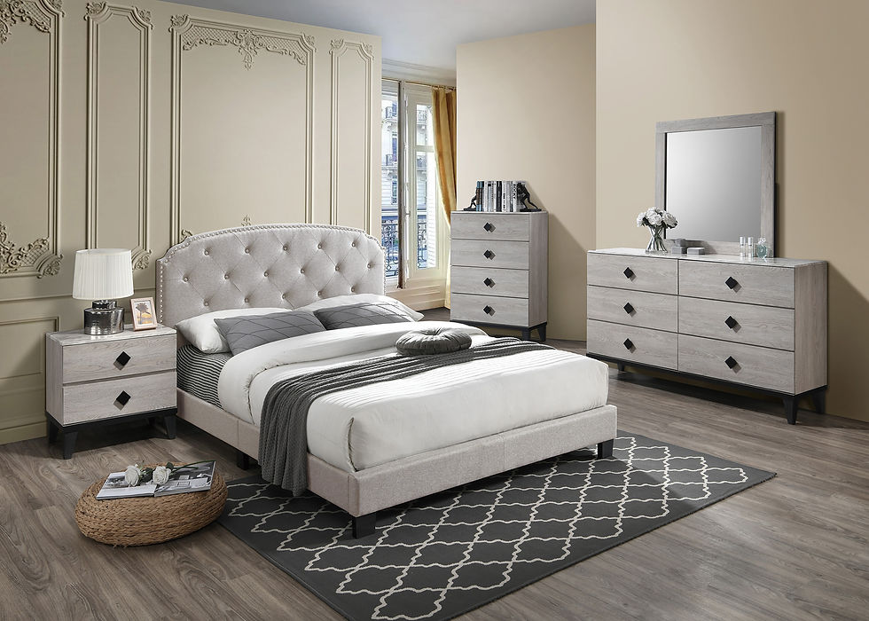 Thumbnail: Faux Marble-Top Dresser