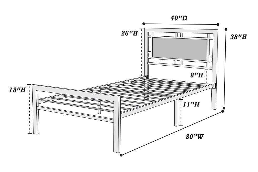 Thumbnail: Twin Frame + Mattress