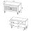 Thumbnail: Brixton 2-door Padded Entryway Shoe Storage Bench