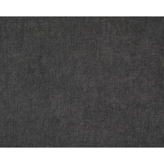 Thumbnail: Dark Gray Stationary Sectional Sofa & Ottoman w/ Throw Pillows