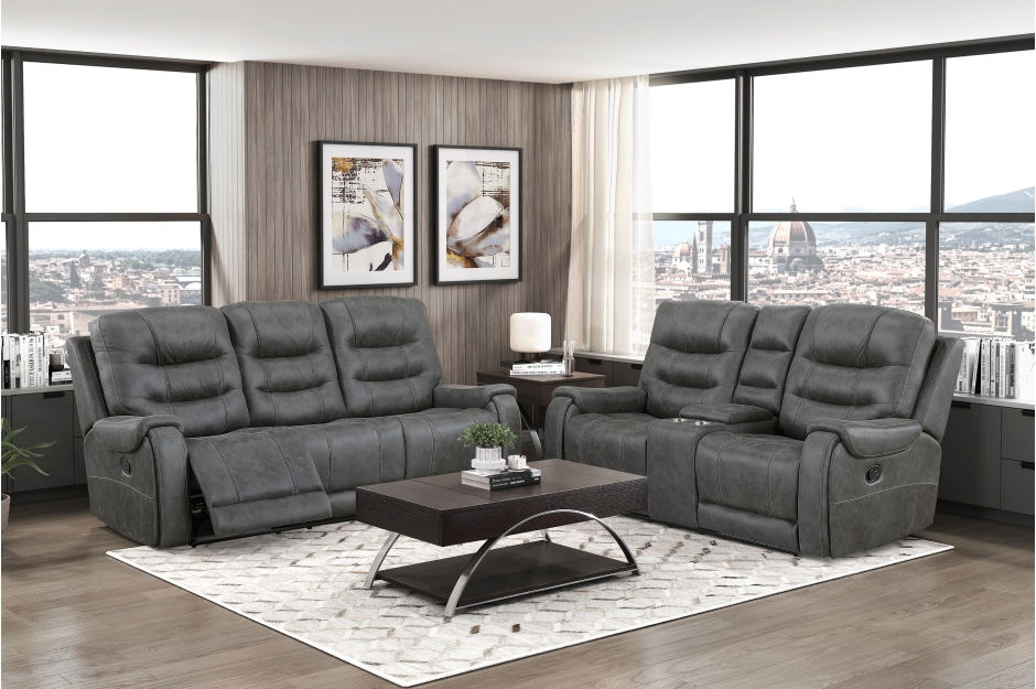 Thumbnail: Oberon Motion Sofa and Loveseat Set