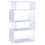 Thumbnail: Emelle 63-inch 4-shelf Glass Panel Bookshelf Grey Driftwood