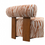 Thumbnail: Niobe Accent Chair — Rustic Orange
