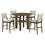 Thumbnail: Ottowa 5pc Round Counter Height Dining Room Set Brown