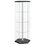 Thumbnail: Zahavah 4-shelf Hexagonal Clear Glass Curio Cabinet Black
