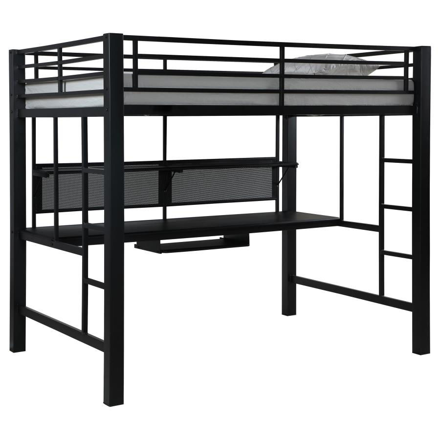 Thumbnail: Avalon Full Workstation Loft Bed Black
