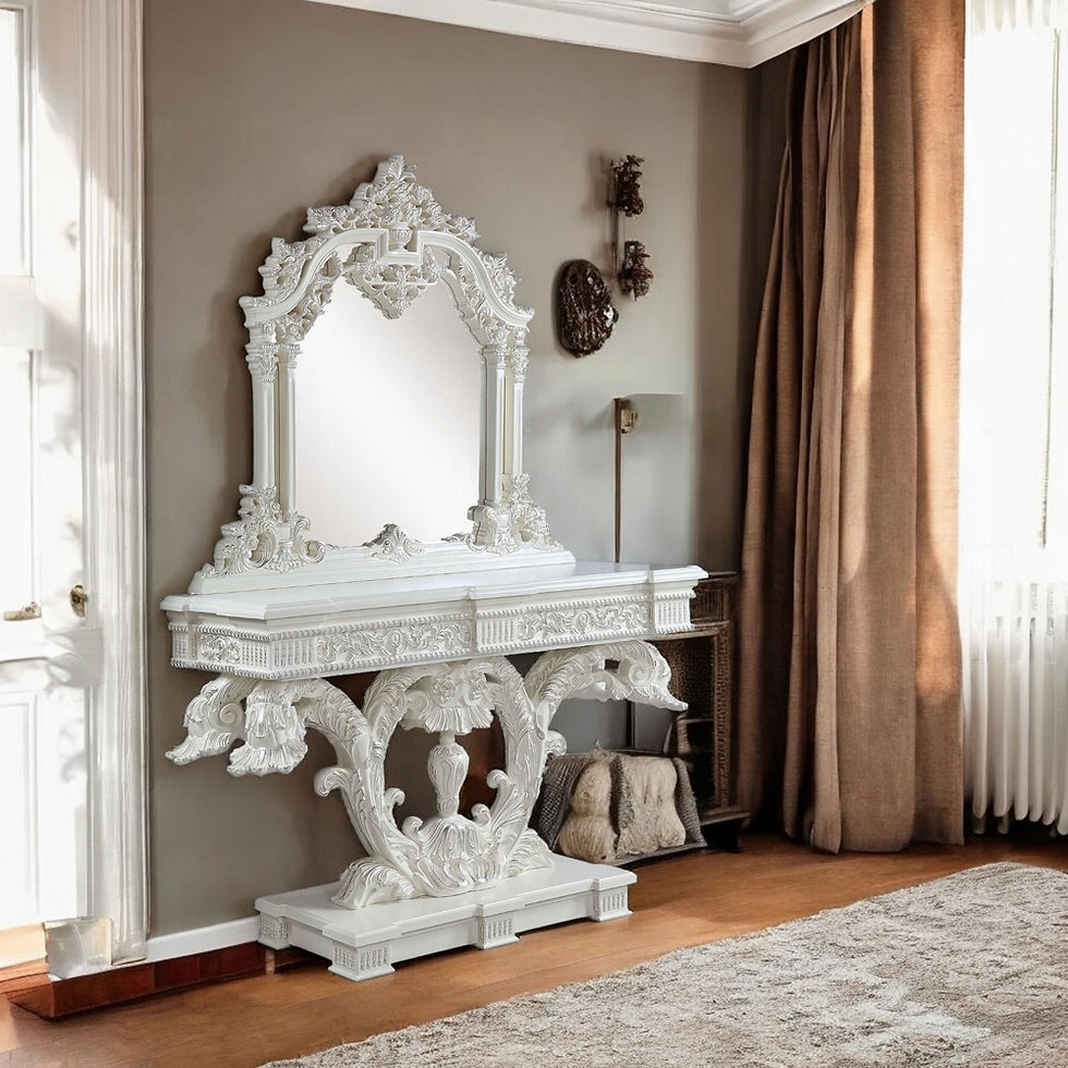 Thumbnail: Vanaheim Sofa Table + Mirror