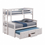 Thumbnail: University Twin/Full Bunk Bed + Mattresses