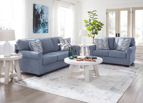 Thumbnail: Carissa Manor Sofa +Loveseat Set