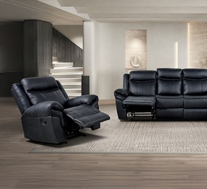 Thumbnail: Agata Glider Recliner - Black