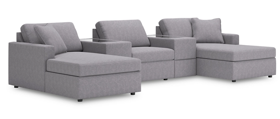 Thumbnail: Modmax 5pc Pit Sectional with Storage Consoles