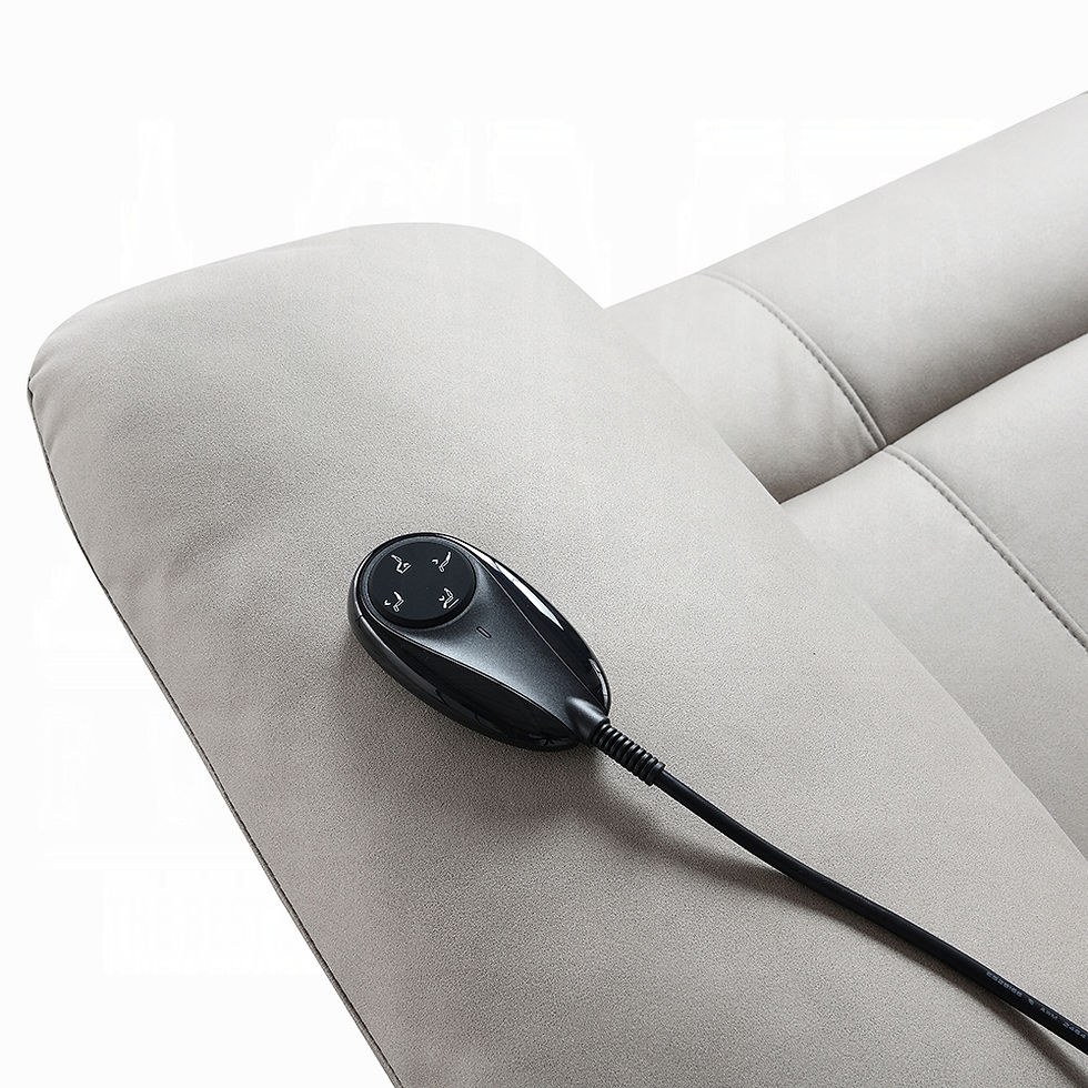 Thumbnail: Chriki Power Recliner w/Lift & Heating & Massage - Beige