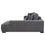 Thumbnail: Octavia Upholstered Sectional Chaise Sofa Charcoal Grey
