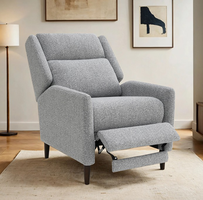 Thumbnail: Psyche Pushback Recliner — Gray