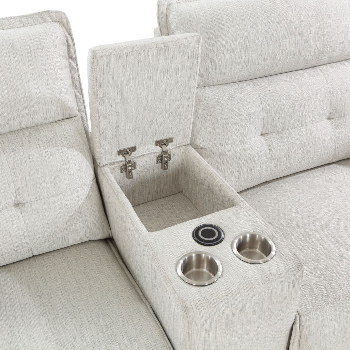 Thumbnail: Salida 6-Piece Modular Power Reclining Sectional w| Power Headrests
