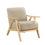 Thumbnail: Damala Accent Chair - Taupe/Natural